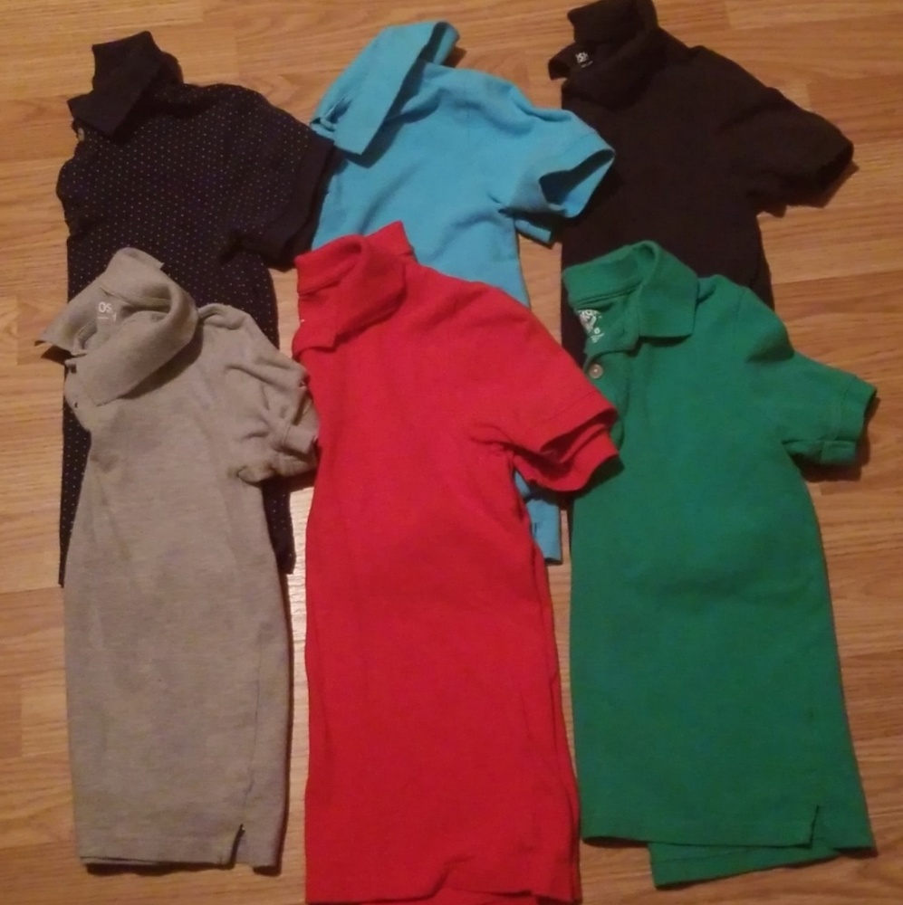 Boy's polo shirts size 7 & 8 - Picture 1 of 2